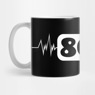 80s heartbeat Mug